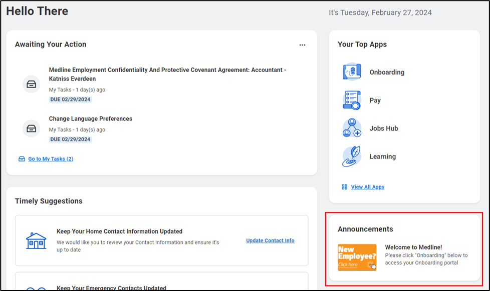 Onboarding Employees (New Hires) Medline HR Help Center